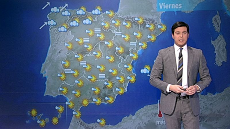 Nieve en el noroeste y descenso de las temperaturas en el centro e interior