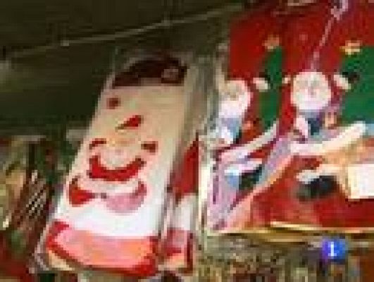 Telediario 1 - Crisis en los mercadillos de navida