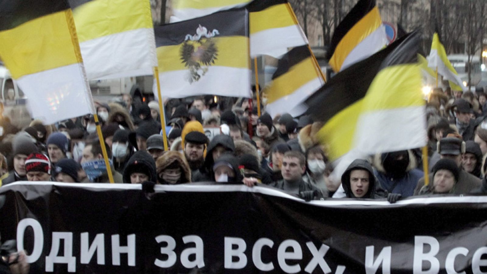 En Moscú, miles de personas han salido a la calle para apoyar la candidatura Putin
