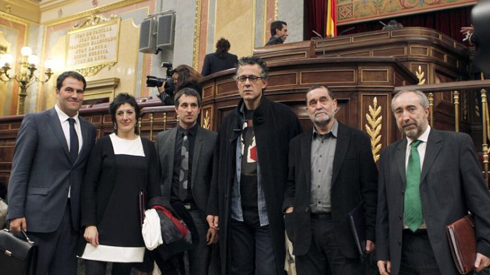 Telediario 1 - El PP cree que Amaiur sortea la ley