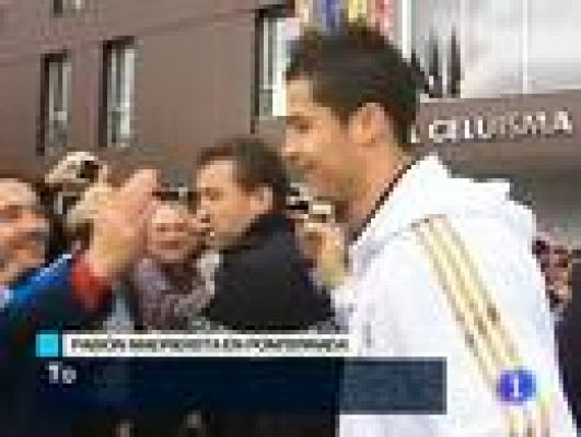 Telediario 1 - Pasión madridista en Ponferrada