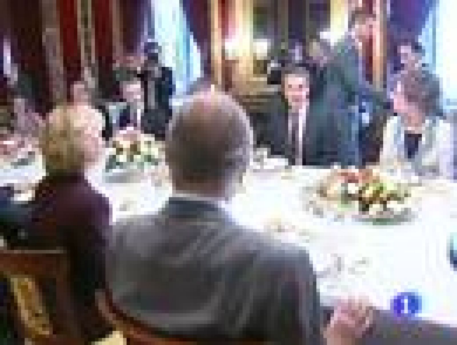 Telediario 1: Almuerzo de despedida al Gobierno de Rodríguez Zapatero en el Palacio Real | RTVE Play