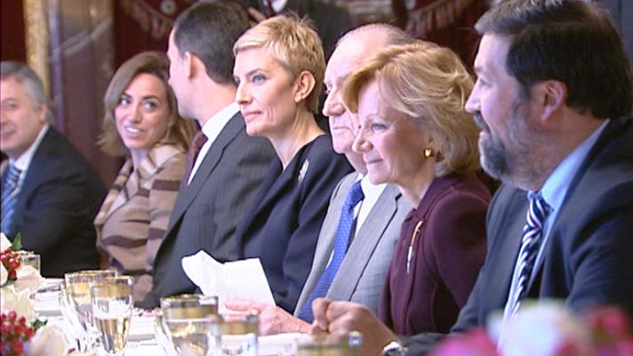Telediario 1 - Almuerzo de despedida al Gobierno de Rodríguez Zapatero en el Palacio Real