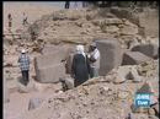 Una pirámide enterrada en Egipto