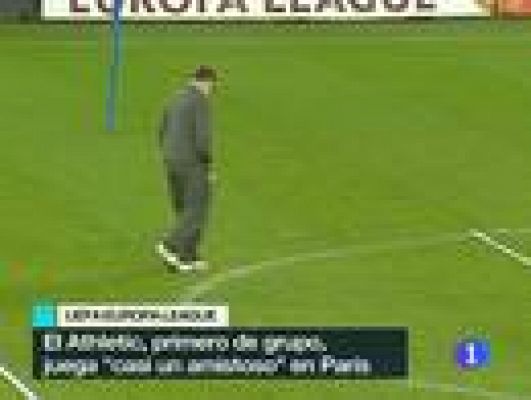 Telediario 1 - El Athletic prepara su trámite europeo