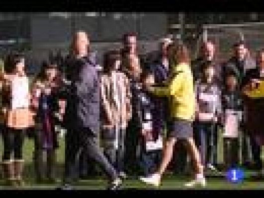 Telediario 1 - El Barcelona vuelve al trabajo en Japón