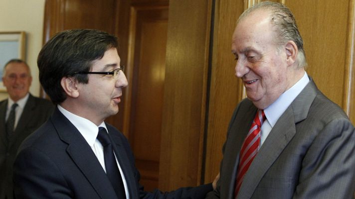 Telediario 1 - Audiencias en la Zarzuela