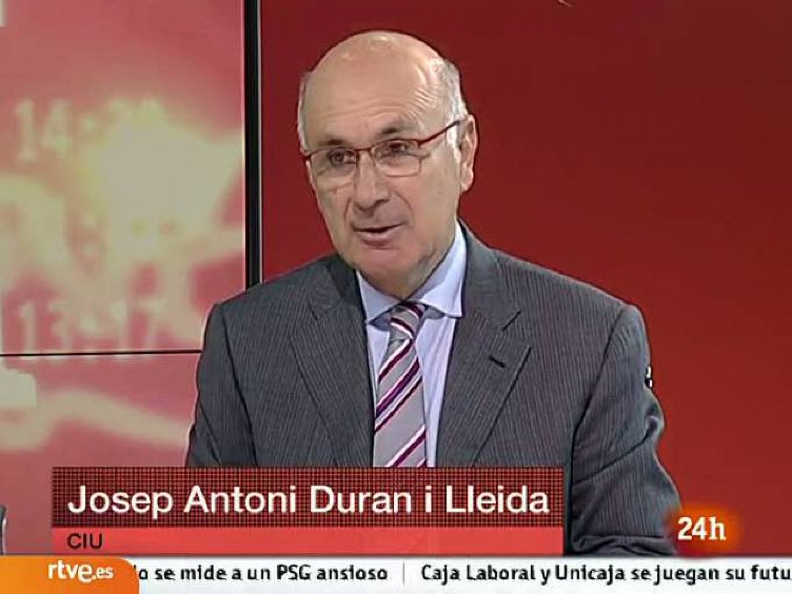 La tarde en 24h: Duran: "El apoyo de CiU a Rajoy no dependerá de la posición del PP en Cataluña" | RTVE Play
