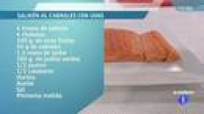 RTVE Cocina - Salmón al cabrales con uvas