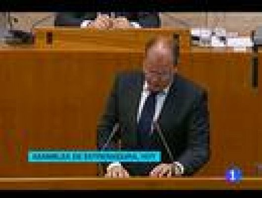 Telediario 1 - Monago consigue presupuestos