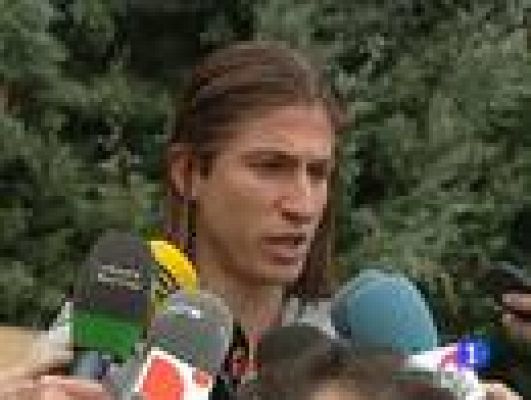 Telediario 1 - Filipe Luis envía ánimos a Villa