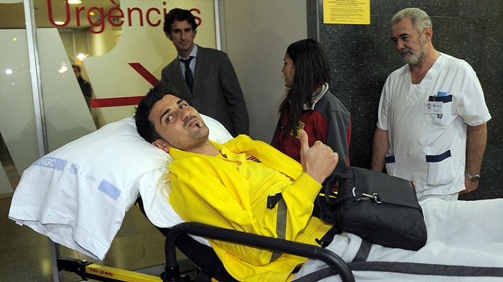 Telediario 1 - Villa, ya en Barcelona