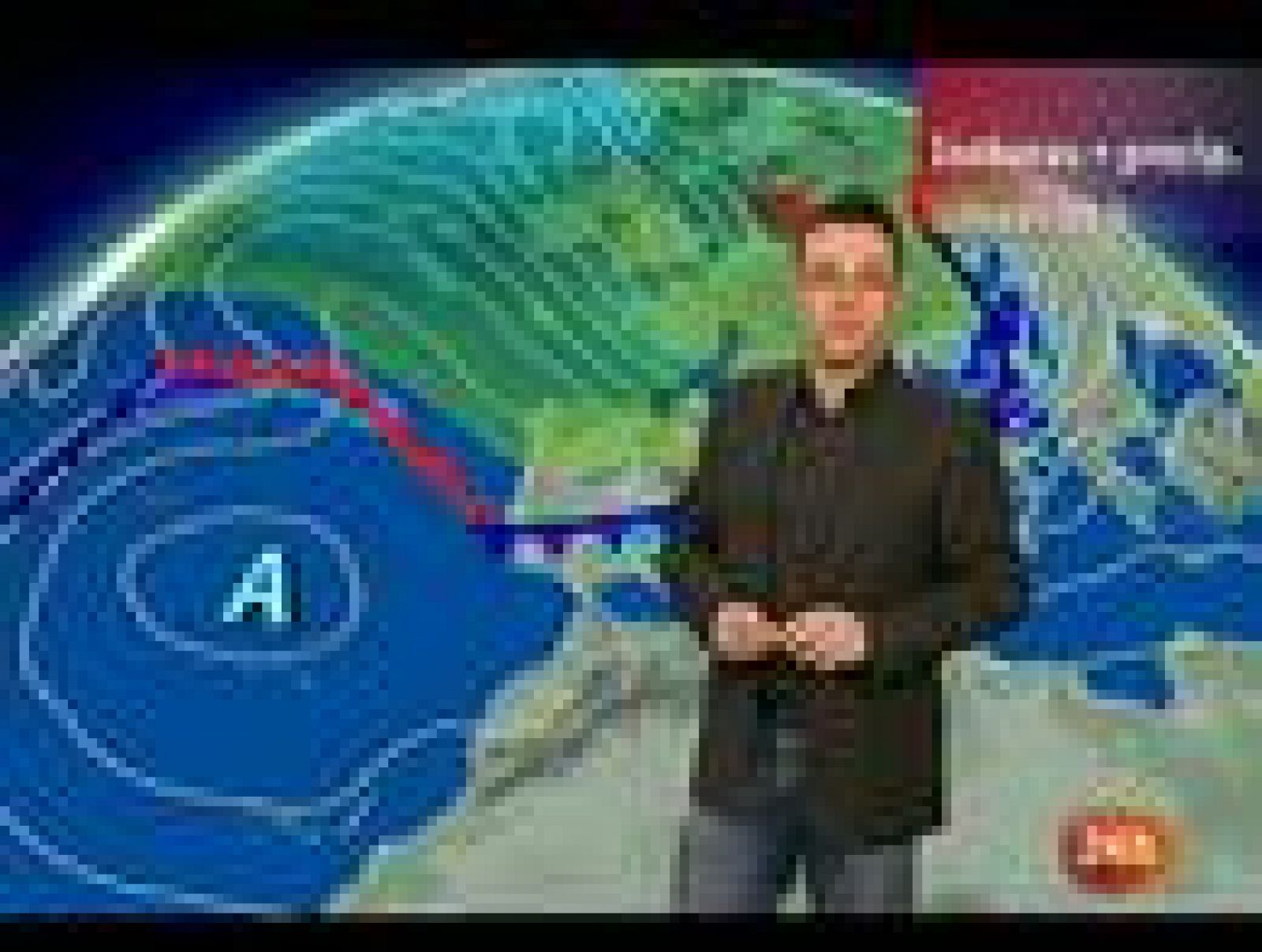 Lluvia en el Cantábrico y Pirineos y nevadas en el norte