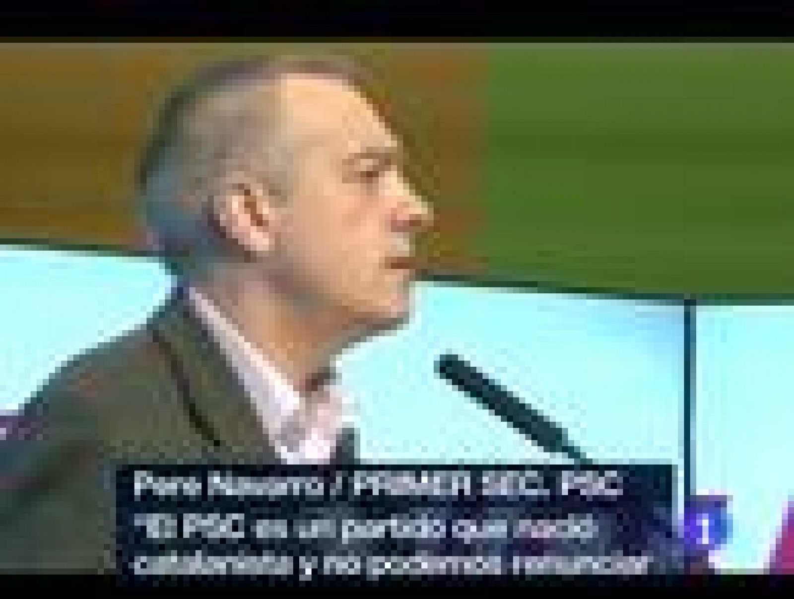 Telediario 1: Pere Navarro, nuevo líder PSC | RTVE Play