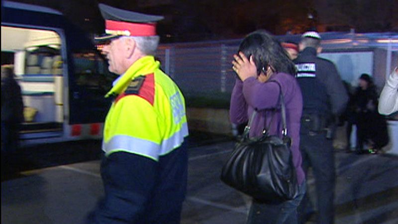 Redada contra la prostitución en Barcelona 