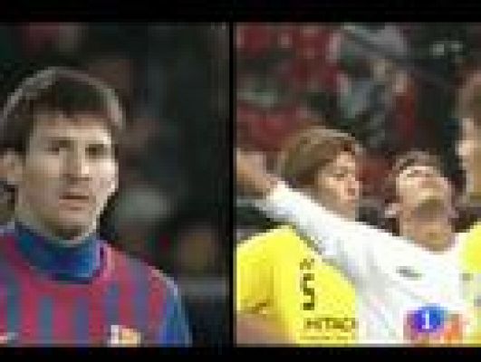 Telediario 1 - El Barcelona, a dedicarle el Mundial a Villa