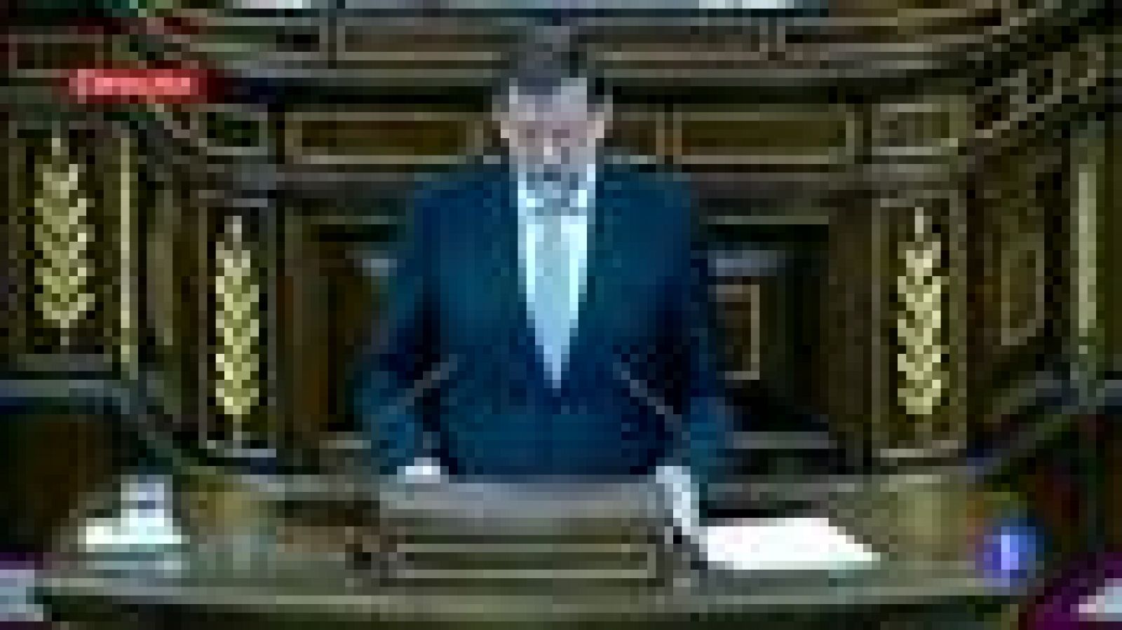 Sin programa: Rajoy confirma en el debate de investidura que actualizará las pensiones desde el 1 de enero de 2012 | RTVE Play