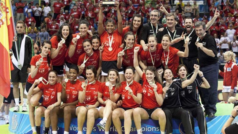 Partido tercer y cuarto puesto del Mundial femenino de balonmano. España-Dinamarca desde Sao Paulo (Brasil)