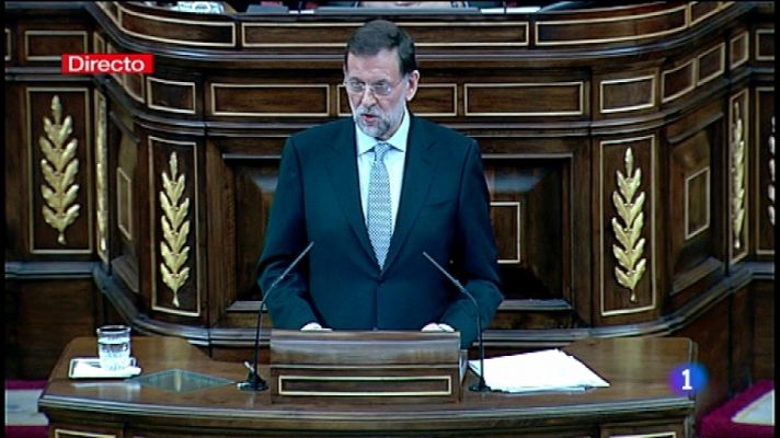 Especiales informativos - Intervención de Mariano Rajoy