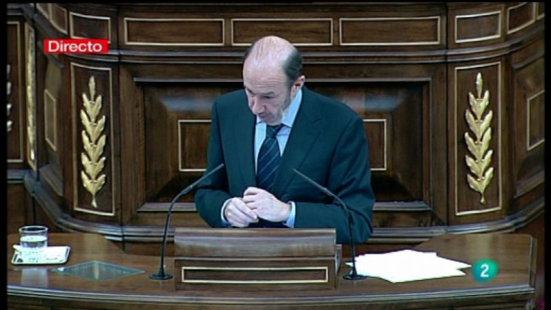 Sesión de investidura de Mariano Rajoy - Alfredo Pérez Rubalcaba, PSOE - Ver ahora