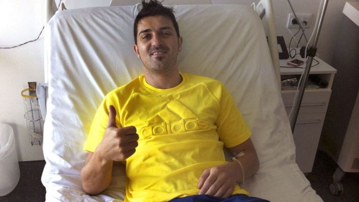 Telediario 1 - Villa: "Tengo ganas de volver"