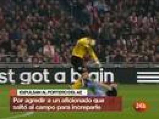 Informativo 24h - El portero del AZ holandés agrede a un aficionado