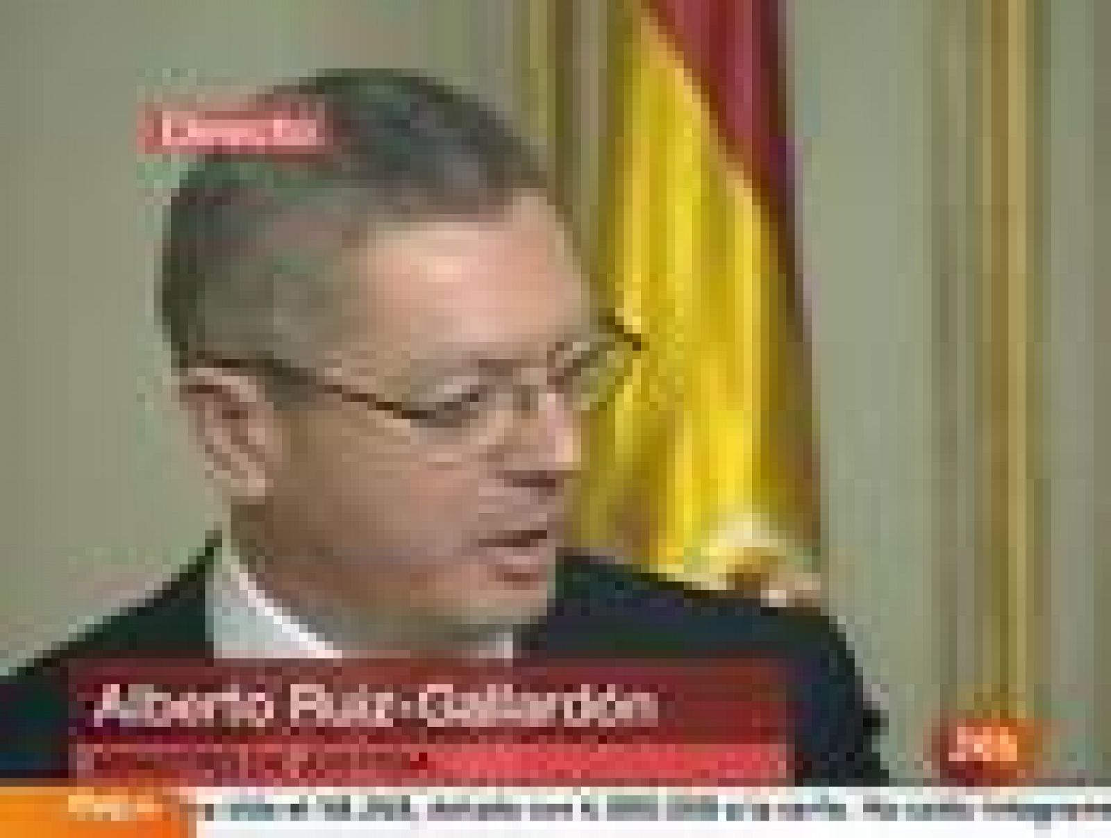 Sin programa: Discurso de posesión de Alberto Ruiz-Gallardón como ministro de Justicia | RTVE Play