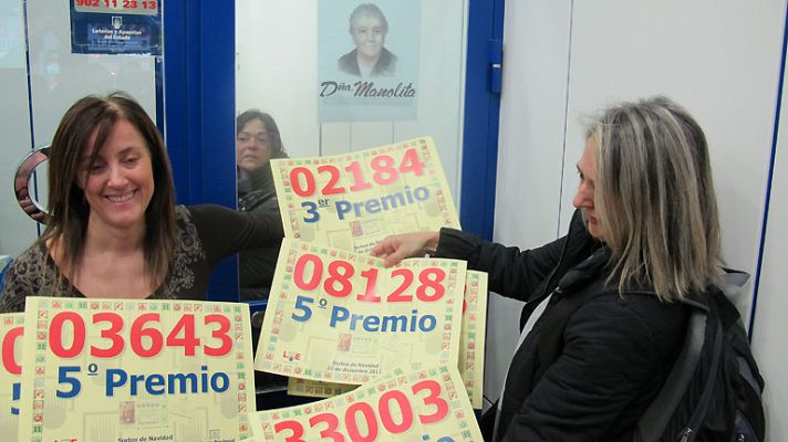 Lotería de Navidad - La suerte nunca abandona Doña Manolita