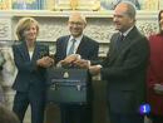 Telediario 1 - Montoro ministro de Hacienda