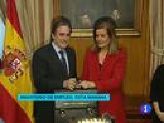 Telediario 1 - Fátima Báñez apuesta por el diálogo