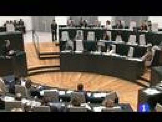 Telediario 1 - Gallardón sale del ayuntamiento