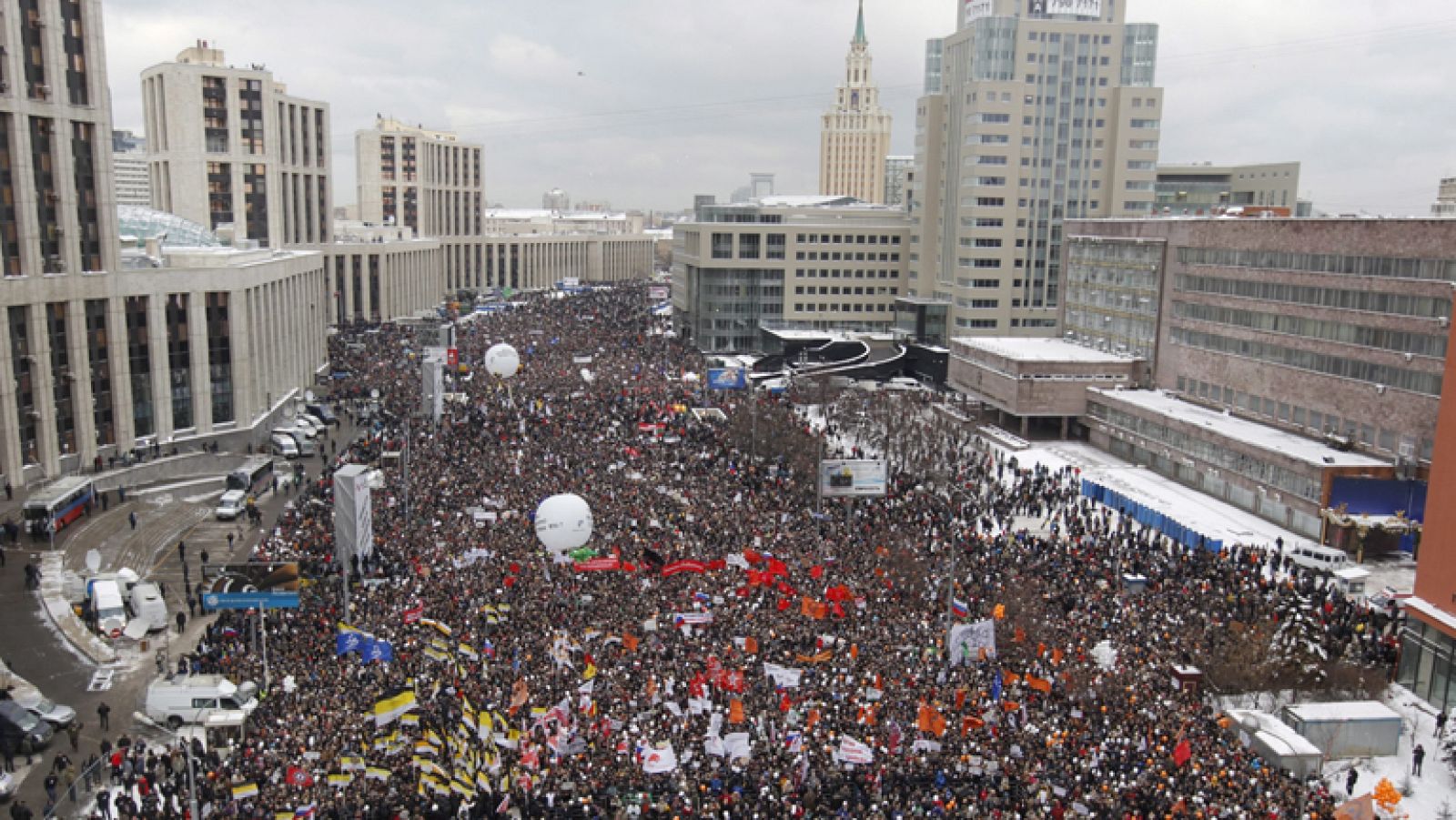 Telediario 1: Manifestaciones en Rusia | RTVE Play