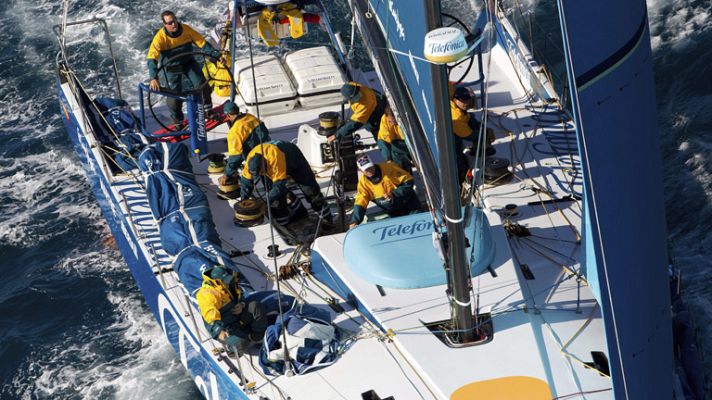 Así viven la Navidad los regatistas en medio del Índico