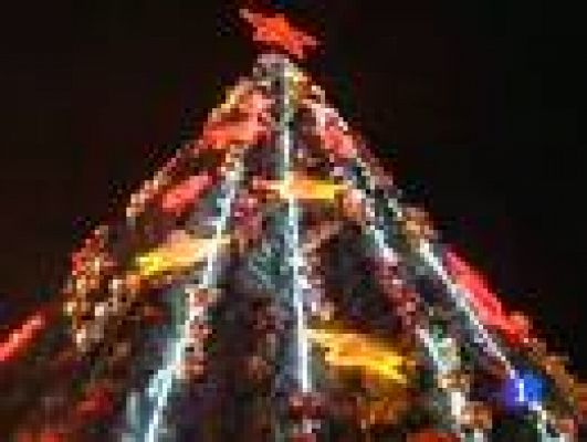 Telediario 1 - Peregrinos en Belén