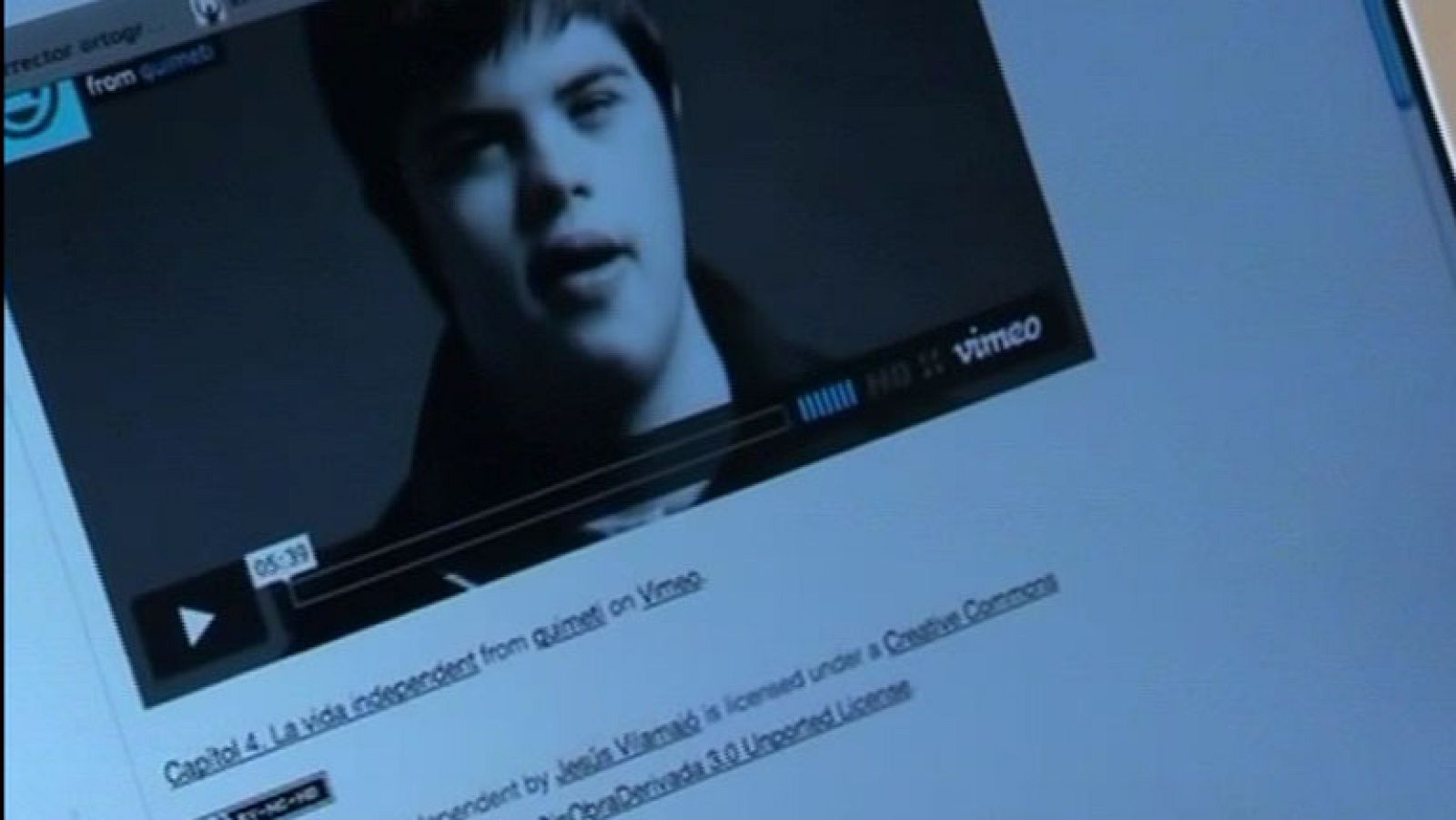 Bloguero con Sindrome de Down