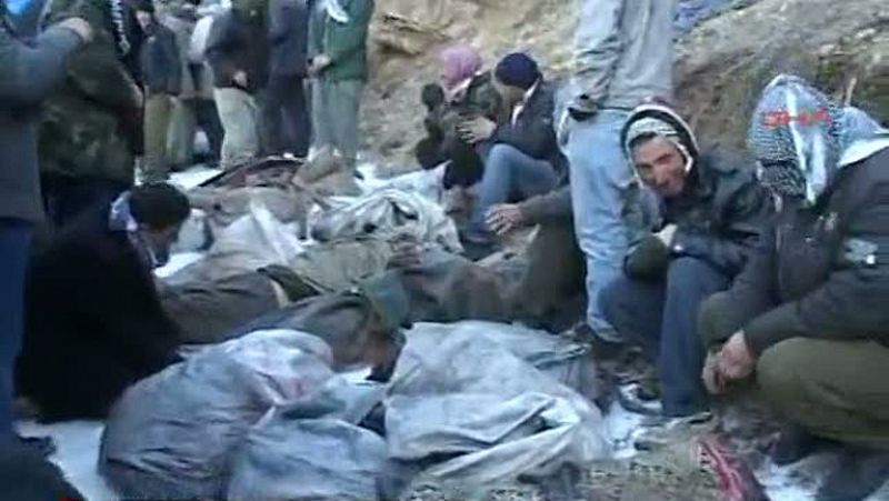 Decenas de kurdos mueren en un bombardeo de la aviación turca en el sureste del país