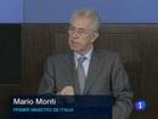 Telediario 1 - Monti habla del plan de crecimiento