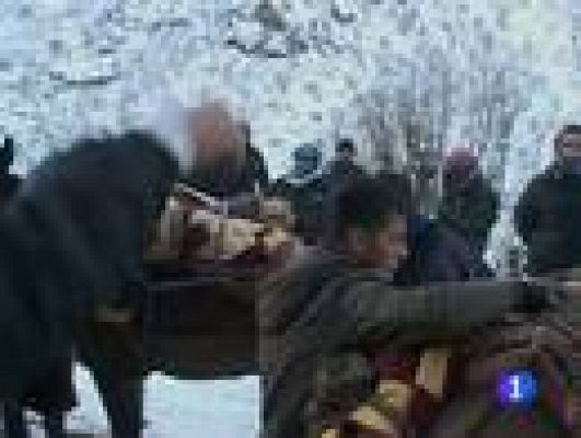 Telediario 1 - Ataque aéreo entre Turquía e Irak