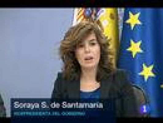 Telediario 1 - El gobierno sube los impuestos