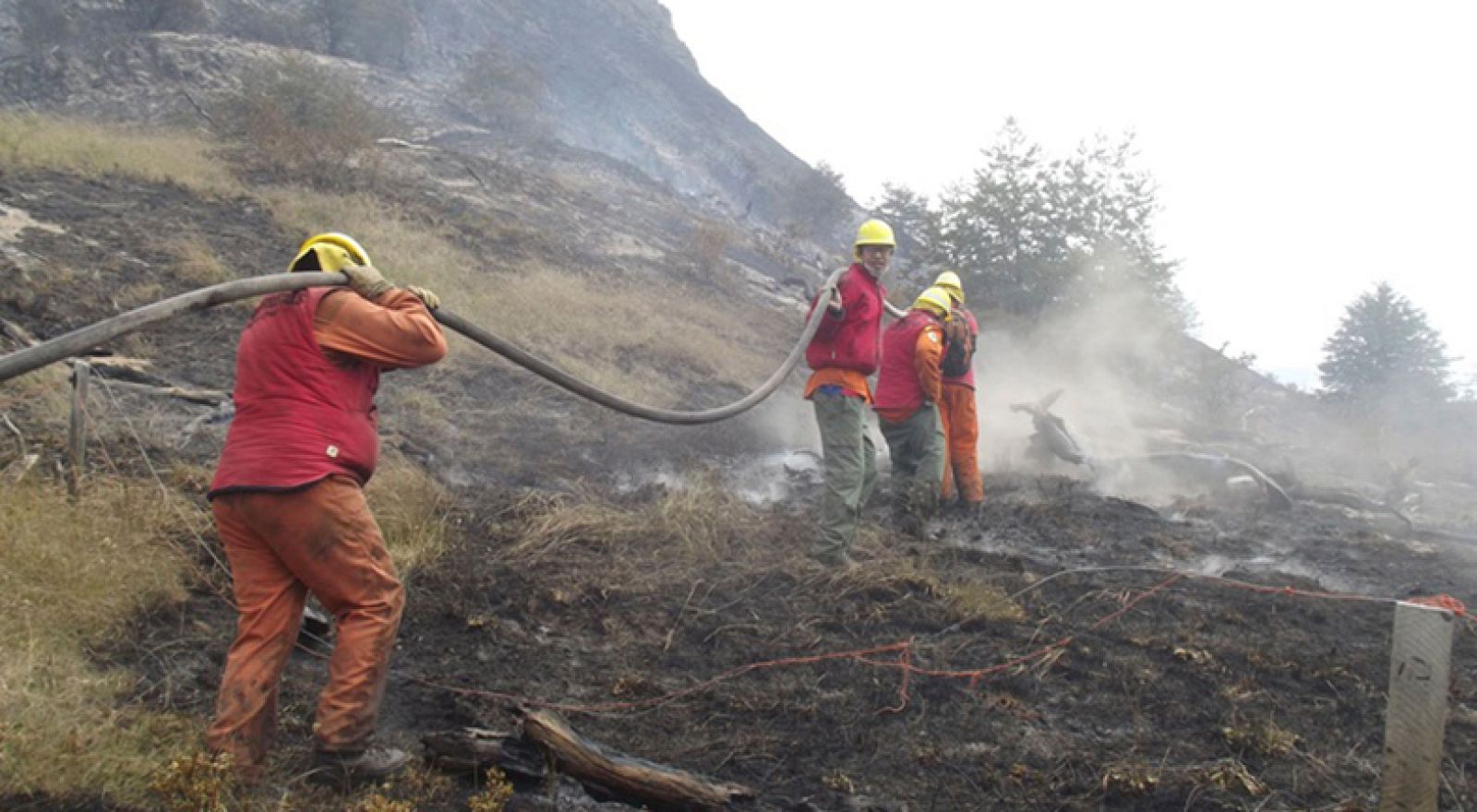 Chile pide ayuda internacional por el fuego de Torres del Paine
