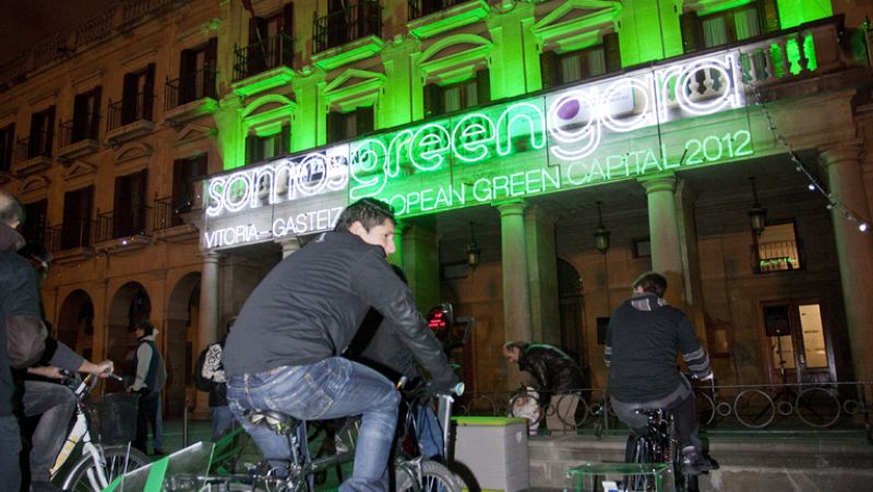 Vitoria celebra que empezará el año como Capital Verde Europea