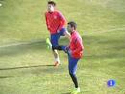 Telediario 1 - Reyes completa el último entrenamiento del año con el Atlético de Madrid