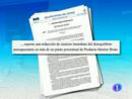 Telediario 1 - Reducción del PIB