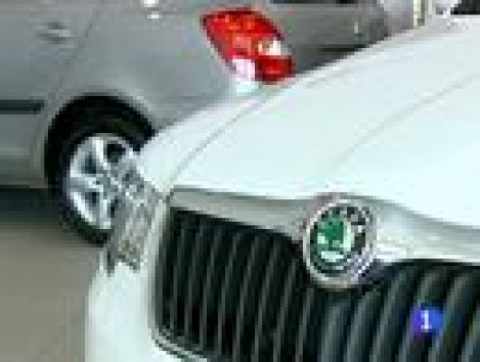 Telediario 1 - Cae la venta de coches
