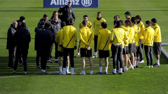 Telediario 1 - Primera sesión del año para el Barcelona