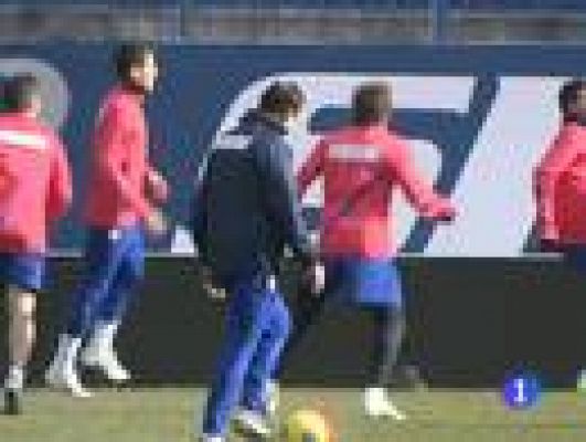 Telediario 1 - Reyes se entrena con el Atlético