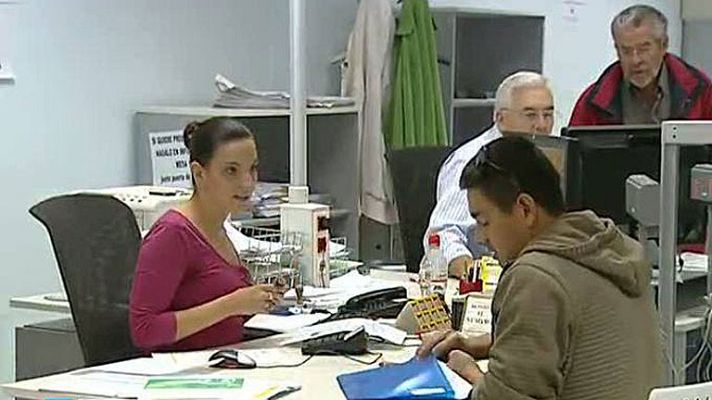 Telediario 1 - El paro sube en diciembre
