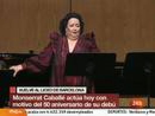 Informativo 24h - Montserrat Caballé conmemora el 50 aniversario de su debut en el Liceu de Barcelona