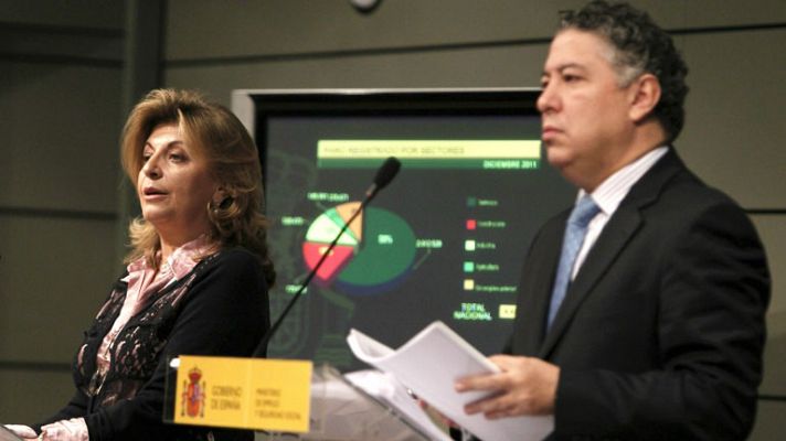 Telediario 1 - Telediario 2 en 4' - 03/01/12