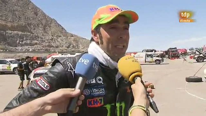  El piloto español Nani Roma (Mini) reconoció su satisfacción al  haberse impuesto en la tercera etapa del Rally Dakar 2012, aunque lo  que verdaderamente valoró es no haber cometido errores, algo que  considera vital de cara al resto de la competici